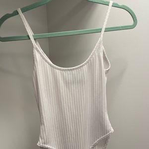 White basic bodysuit